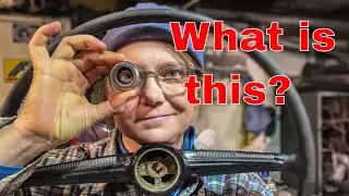 VW Pressed bumper bus, type 2 frame horn destruction and steering box dust off