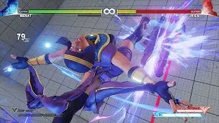 SFV Menat 79 Hit Combo