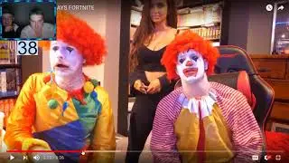 RackaRacka - Ronald McDonald PLAYS FORTNITE Reaction Ft:Tylah
