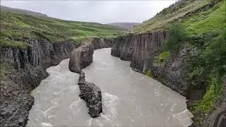 Islandia Kanion Studlagil, Iceland Canyon Stuðlagil