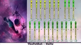 TheFatRat - Unity en Flauta Dulce con Notas