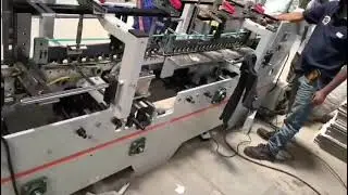 Boxtech mini Carton folder gluer machine for small mono cartons