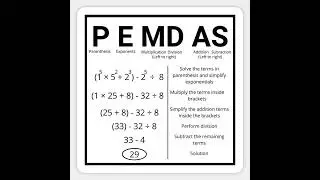 rule use in USA #pemdas #rules #maths #jee #khanacademy #simplification #ssc