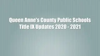 QACPS HR Title 9 Update  2020
