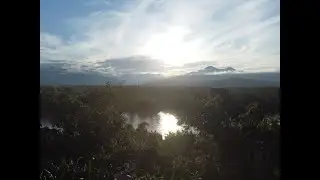 Quick cabin update: railing, lights (with solar) and DRONE at Fruit Haven Ecovillage!