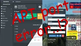 cannot access mikhmon and minitik via API service port usermanager mikrotik
