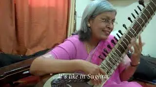 Learning Sitar: Explaining Gat, Sanctity of Raga - Dr Ragini Trivedi at Darshanam