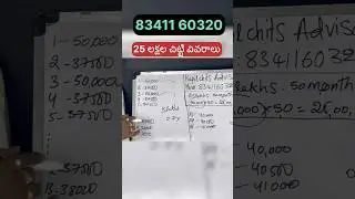 25 లక్షల చిట్టి వివరాలు ||  Kapil chits || Kapil Group | Kapil Properties | 25 lakhs Chits details |