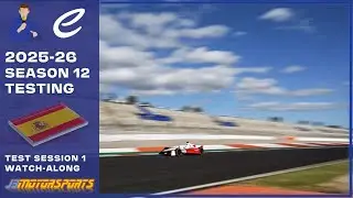 🔴 ABB Formula E | 2025-26 | Season 12 | #FETesting | JBMotorsports | Test Session 1 Watch-Along