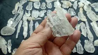 1000 grams amazing lot of Faden quartz Crystals