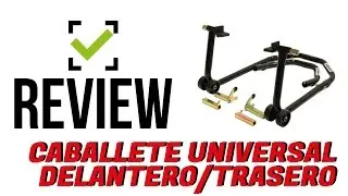 Montaje e instalaci&oacute;n del caballete delantero/trasero de moto universal LEV110