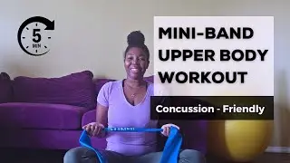 Reduce Neck & Shoulder Pain Post-Concussion (5-Minute Band Workout)