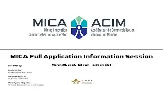 MICA CFP#1 Full Application Process Overview