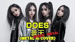 【SPEED ​​METAL】曇天 / DOES をMETALカバーしました。(Female Vocal Metal AI Cover)