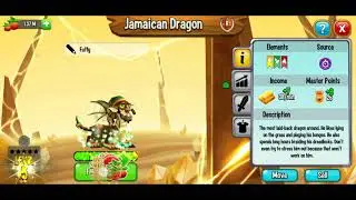 Jamaican Dragon Evolution in Dragon City Heroic #shorts