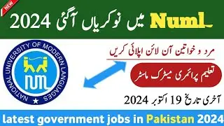 Latest NUML Govt Jobs OCT 2024 &ndash; Latest Government Jobs in Pakistan &ndash; Jobs in Pakistan today 2024