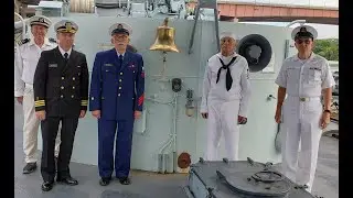 USS SLATER participates in commemoration of Dervish 80.