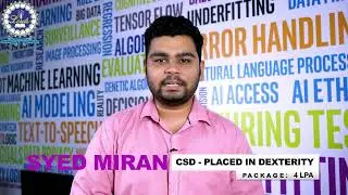 Student Placement Success Story | Dexterity | LIET Hyderabad