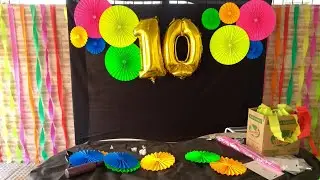 Vlog arrumação festa NEON