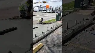Concrete finishing #shorts
