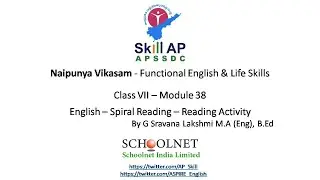 38. Spiral Reading &ndash; Reading Activity -  Functional English -  Class VII