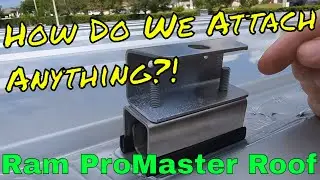 Установка комплекта для крепления багажника на крышу фургона для Ram ProMaster