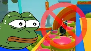🔥🤯SPRINGEN = VERBOTEN (No JUMP Challenge) | Fall Guys Ultimate Knouckout
