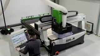 Produkcja mebli ze sklejki | Production of plywood furniture | CNC Milling Center