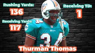 Thurman Thomas: Miami Dolphins Highlights - 2000-01