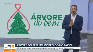 Rapper Nado - Jornal do Almo&ccedil;o NSC TV - &Aacute;rvore do bem 2024