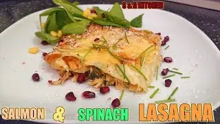 SALMON AND SPINACH LASAGNA