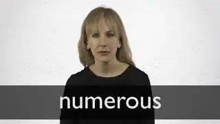 How to pronounce NUMEROUS in British English