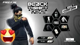 Black & White T-shirt Return Confirm Date 🤯🔥 | free fire new event | ff new upcoming events tomorrow
