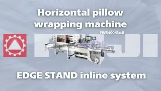 Horizontal pillow wrapping machine EDGE STAND inline system | FW3400/B&alpha;8