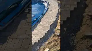 Paver Pool Deck Installation