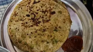 easy and tasty allu matar stuff paratha| Simple & Satisfying Home Recipe | The Silent Swaad