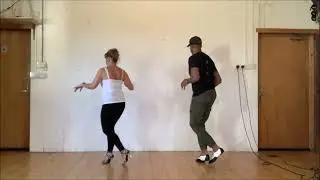 Salsa On1 footwork Video Suzie Q and Cord Step