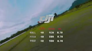 RATE SETTINGS DJI FPV + FOOTAGE 4K. FPV THAILAND