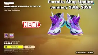 Fortnite: New Unicorn Tamers Bundle! Item Shop Review [January 28th, 2026] (Chapter 7)