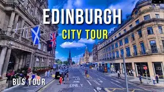 Edinburgh CITY TOUR Full Bus Ride Double Decker