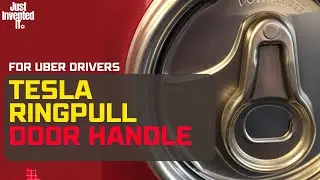 3D printed Tesla Ring Pull Door Handle #shorts #tesla