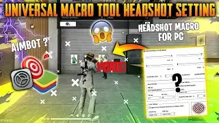 AUTO DRAG AIMBOT FREE FIRE ✅ UNIVERSAL MACRO TOOL 💥🎯