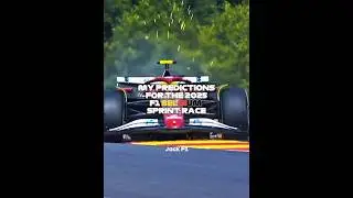 My Predictions For The 2025 F1 Belgium Sprint Race 🇧🇪 #f1 #formula1 #f1edit #f1shorts