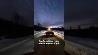 Sanding roads #truckerlife #plowtruck #truckdriver #plogbil #snowremoval #truck #m&auml;hlers #meiren