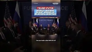 Trump, Putin remain silent in front of press before Russia-Ukraine war talks