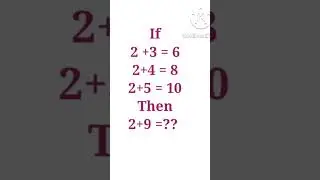 math puzzle questions | #mathfun | #mathpuzzle | #mathpuzzles | #mathskills | #maths