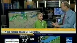 Alex Forbes visits The Weather Channel Studios