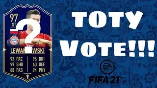 MY TOTY VOTE!!! No thomas muller in the vote! fifa 21 toty vote