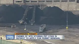 Owner of site storing pet coke in Detroit to apply for permit renewal