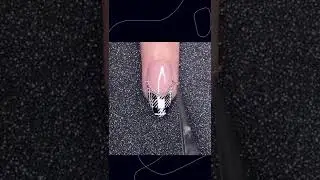 ⛓️ Elegant Chain Nail | Using Nail Stamper ♟ #shorts #dansnails